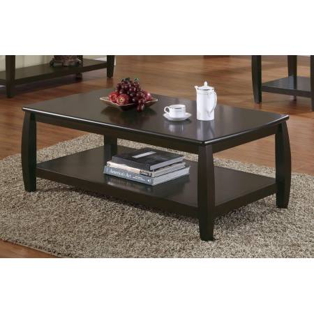 Marina Coffee Table with 1 Shelf